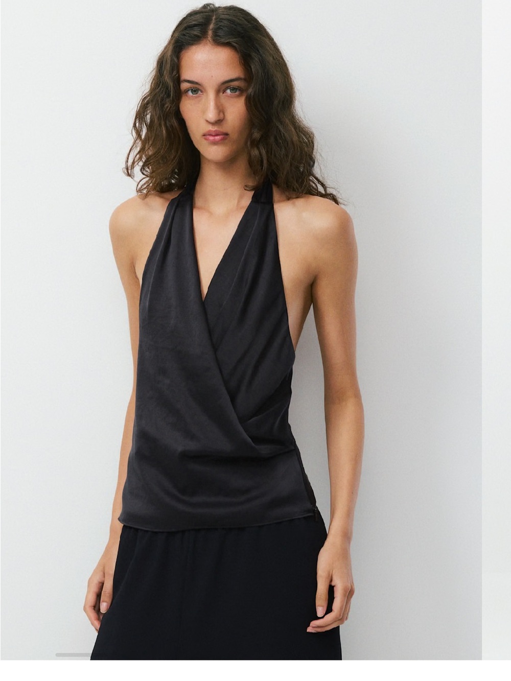 Martini Satin Halter Top